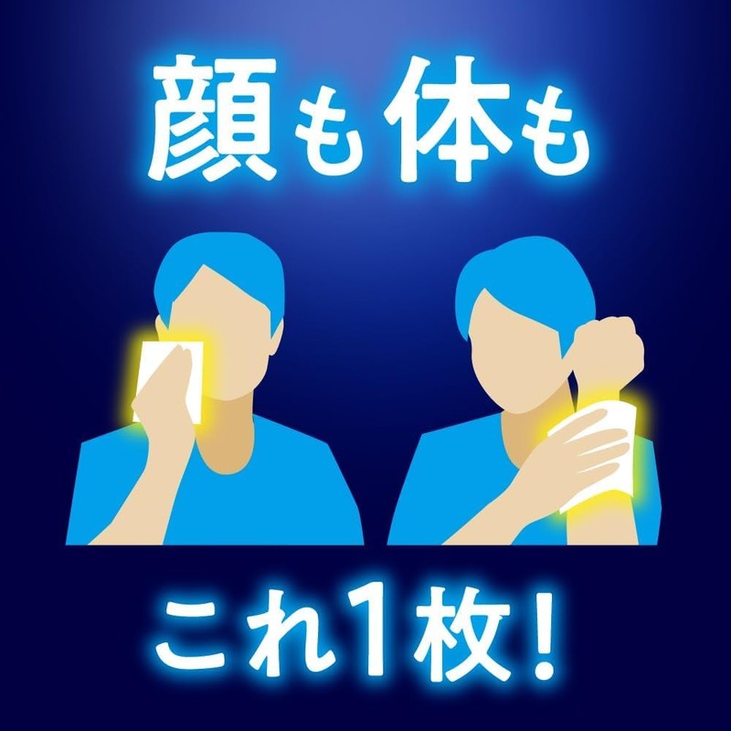 花王 メンズビオレ 顔もふけるボディシートPRO フルーティーベリーの香り 26枚入 6個セット + Kunutonnオリジナルロゴ入りおまけ付