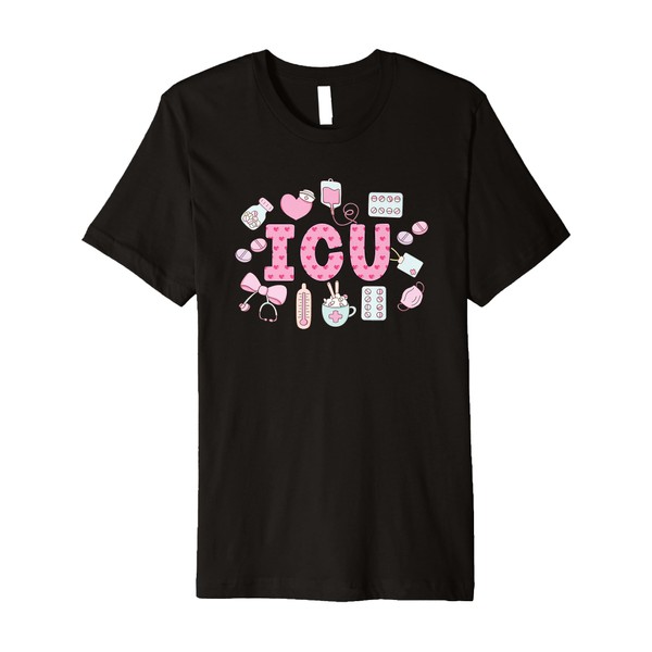 Funny ICU Nurse Intensive Care Unit Nurse Emergency Nurse Premium