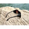 Removable side shields for sunglasses, Leather side shields for protect