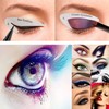 64 Pcs Cat Eyeliner Eyeshadow Stencil Stickers,Eyeliner Stencils Stickers,Eyeliner Stencil