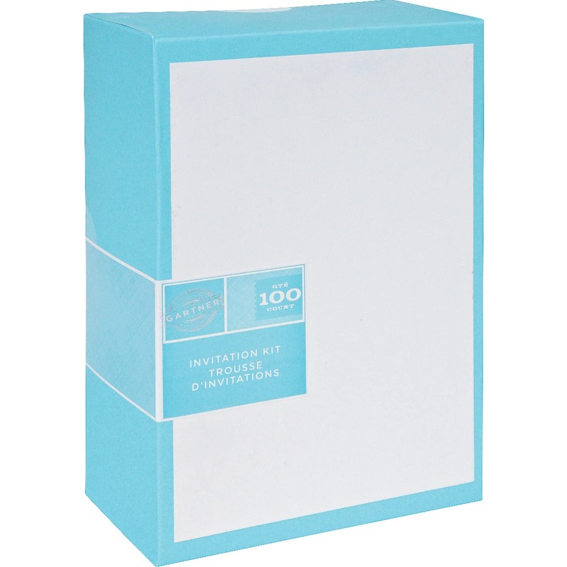 Gartner Studios 76038 gar76038 Printable Invitations White, 100pk,5.5" x 8.5"