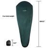 Outdoor Vitals Sleeping Bag Liner (Charcoal, Rectangular/Micro Polyester)