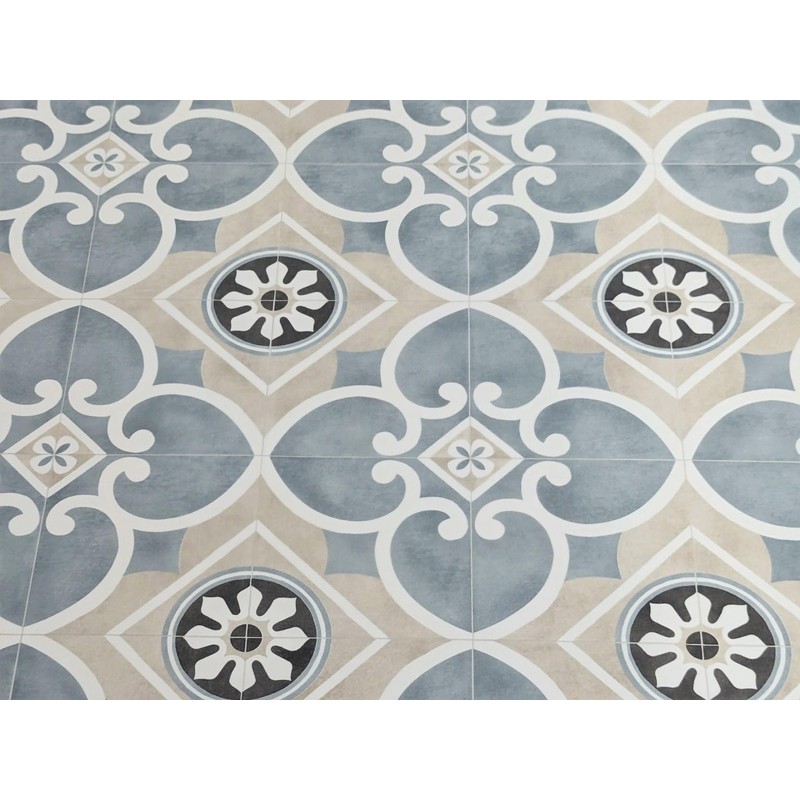 PVC Flooring Vinyl Flooring in Nostalgic Retro Art, DIN A4
