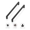 Ravinte 30 Pack Matte Black Square Drawer Handles 6-1/4 inch