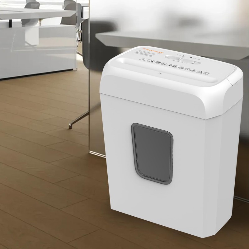Bonsaii Quiet Cross-Cut Shredder, Ideal for Home Offices, Low-Noise Shredder,