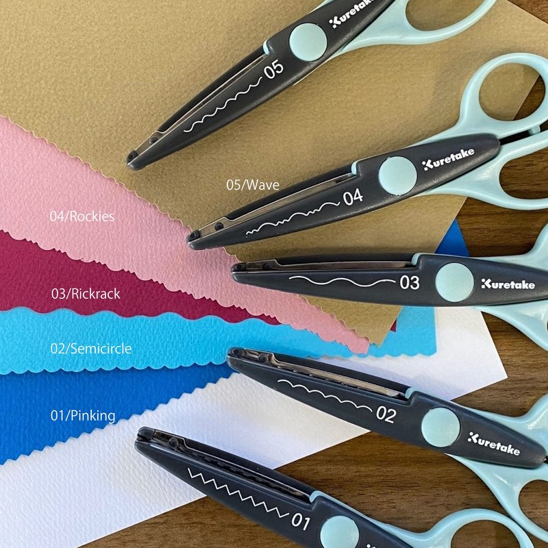 Kuretake KU230-2 Craft Scissors 02 Semi Circle