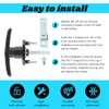 Truck Cap Camper Shell T-Handle Lock Latch Replacement Kit -