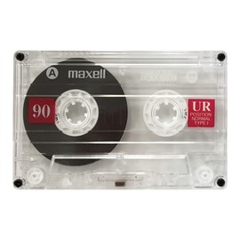 Maxell 108527 Optimally Designed Flat Packs with Low Noise Surface 90 Min Recording Time Per Cassette, One Color, One Size