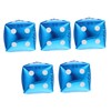 Vaguelly 5pcs Cube Dice Foil Balloons for Theme Party Decorations