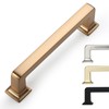 9BUILD 6 Pack 3.75 Inch Cabinet Handles Champagne Bronze Pulls
