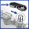 AICOYA 3 x 40 cm saw chain 3/8 inch LP