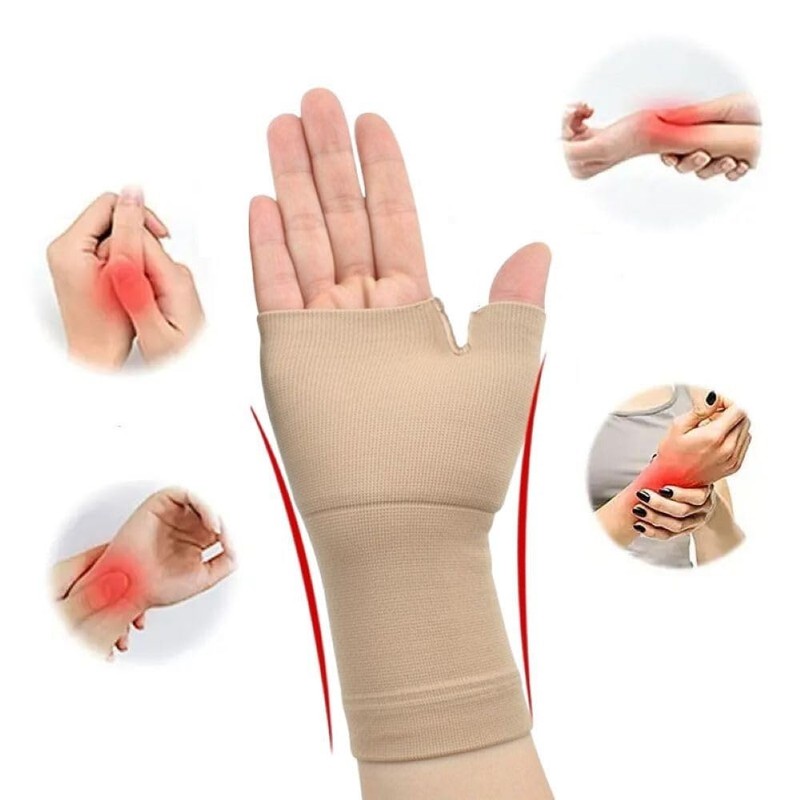 LUVILS 1 Pair Wrist Support with Thumb Hand Support Elastic