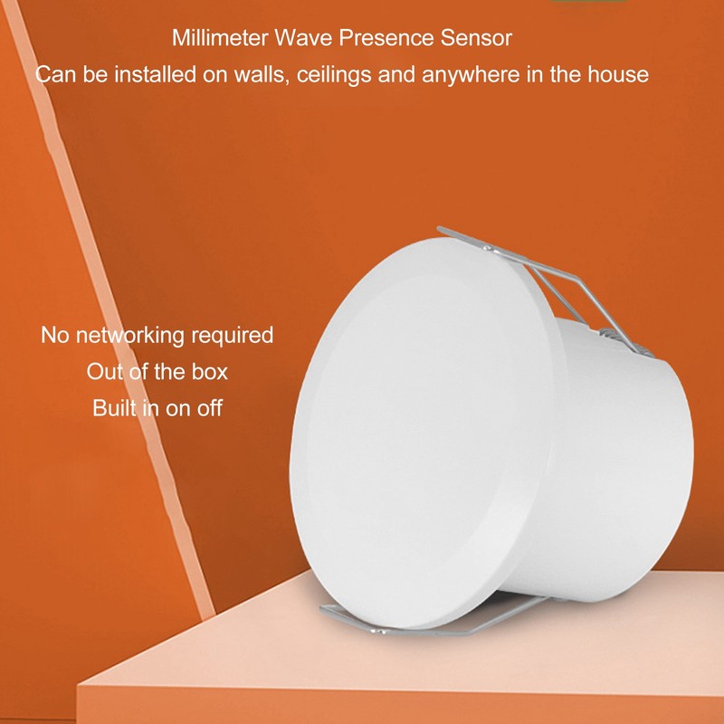 AC220V/110V Millimeter Wave Presence Sensor Adjustable 24GHz Motion Detection Ceiling
