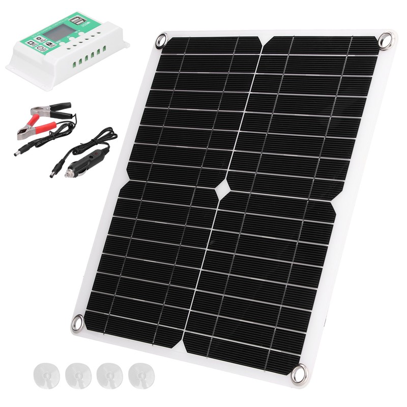 40W 18V Monocrystalline Silicon Flexible Solar Panel with 20A Solar