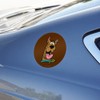 Scooby-Doo Headshot Automotive Car Window Locker Circle Bumper Sticker