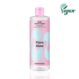 [Large Capacity/Moisture] Mamonde Flora Glow Rose Water Toner 500ml / 마몽드 플로라 글로우 로즈 워터 토너 500ml