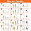 Preciva Threaded Inserts Set, 716Pcs Heat Set Inserts Nuts Bolts