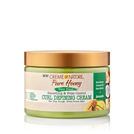 Creme of Nature, Avocado Hair Cream, Curl Cream for Curly Hair, Honey and Avocado Collection, 11.5 Oz