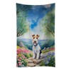 Fox Terrier Spring Path Kitchen Towel