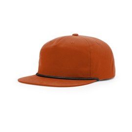 Richardson 5 Panel 256 Umpqua Hat - Dark Orange/Black