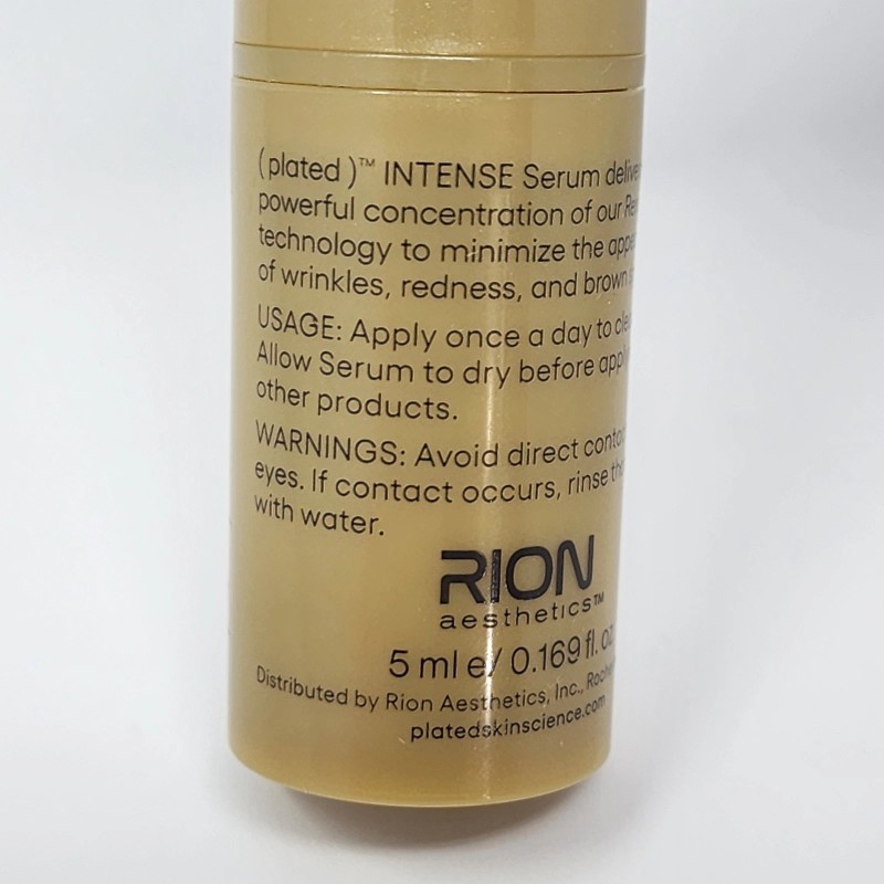 Plated Skin Science Intense Serum 5 mL (0.169 fl oz)