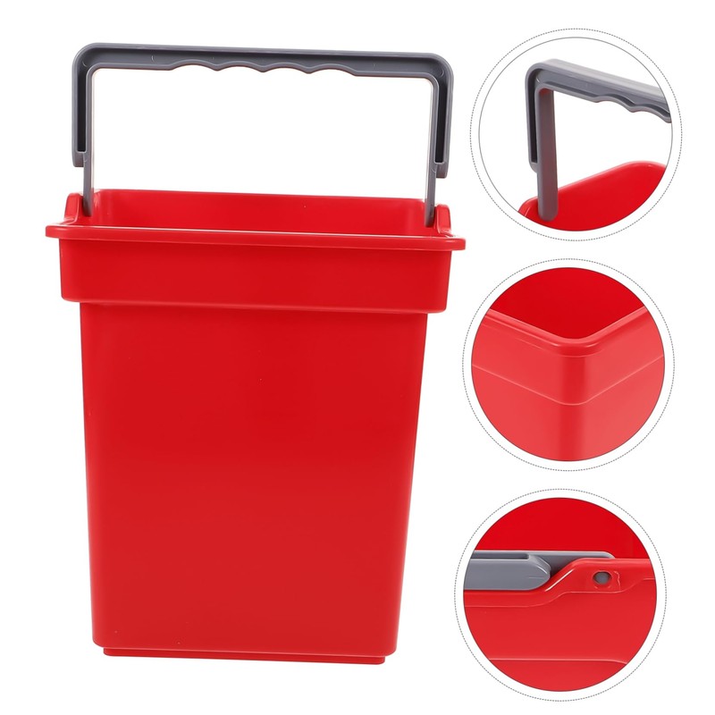 KOMBIUDA Portable Multifunctional Storage Bucket with Handle Large Capacity Household