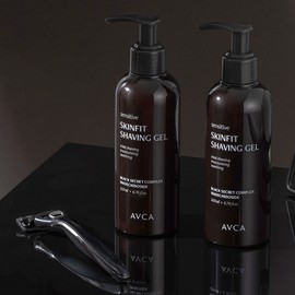 Abka [Abca][1+1] Sensitive Skin Fit Men’s Shaving Shaving Gel 200ml / [아브카][1+1] 센서티브 스킨핏 남성 면도 쉐이빙 젤 200ml