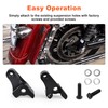 2 Inch Lowering Blocks Kit Fits 2002-2023 HarleyTouring Models/Road Glide/Street