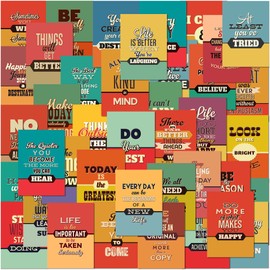 40 x Retro Motivational Quote Cards – Mixed Multipack from Olivia Samuel. Typographic Well Being and Inspiration Cards