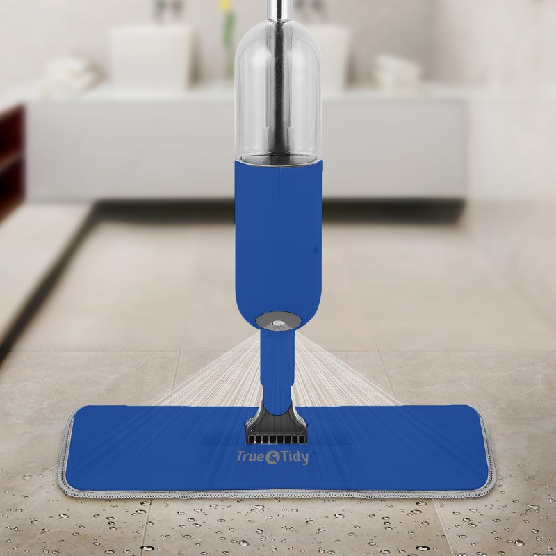 True & Tidy® Multi-Surface Spray Mop with Refillable Water Bottle,