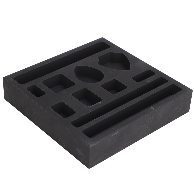 Graphite Ingot Mold for Metal Casting 11 Holes Easy Demoulding