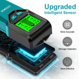 Stud Finder - 5 in 1 Electronic Stud Finder Wall Scanner, Stud Sensor with Digital LCD Display & Intelligent Smart Chip, Beam Finders Wall Detector for Wood AC Wire Metal Studs Joist (‎Peacock Blue)