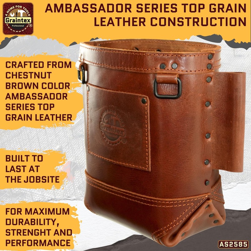 Graintex Nut & Bolt Bag Ambassador Series, Chestnut Brown Color