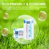 kunying Lithium C Batteries,Rechargeable C Batteries with 4 in 1