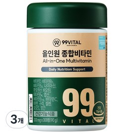 Partner_Reference 99Vital All-in-One Multivitamin 3 x 300 tablets / 99바이탈 올인원 종합비타민 3개 300정