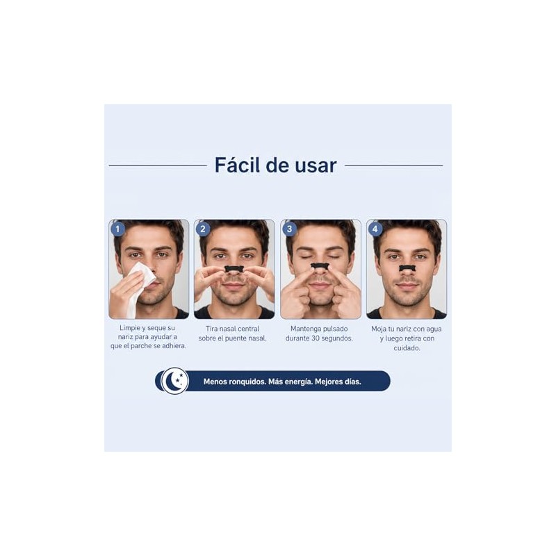 150PCS Tiras Nasales Antironquidos, Nose Strips Hipoalergénicas