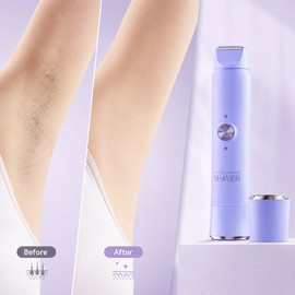 Women’s Electric Hair Remover for Body Grooming – Dual-Head Rechargeable Trimmer for Bikini, Legs & Travel