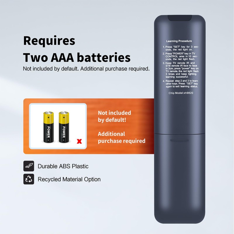 Snrigw Replacement Remote Control for vSeeBox/OctaStream Compatible with V2 Pro/V1