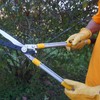 Centurion 75 Upgraded Telescoping Hedge Shears with 9-inch Wavy Blade