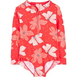 Simple Joys by Carter's Baby and Toddler Girls' 1-Piece Zip Rashguard