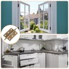 sourcing map 2Pcs 2 x 0.91 Inch Door Hinge Solid