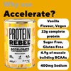 Protein Rebel Vegan Vanilla Protein Powder for Runners, 5 Ingredients,
