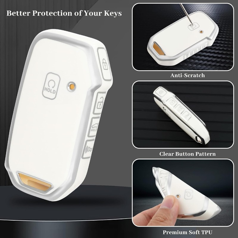 OFFCURVE Funda de Llave Compatible con Kia - Funda Protectora