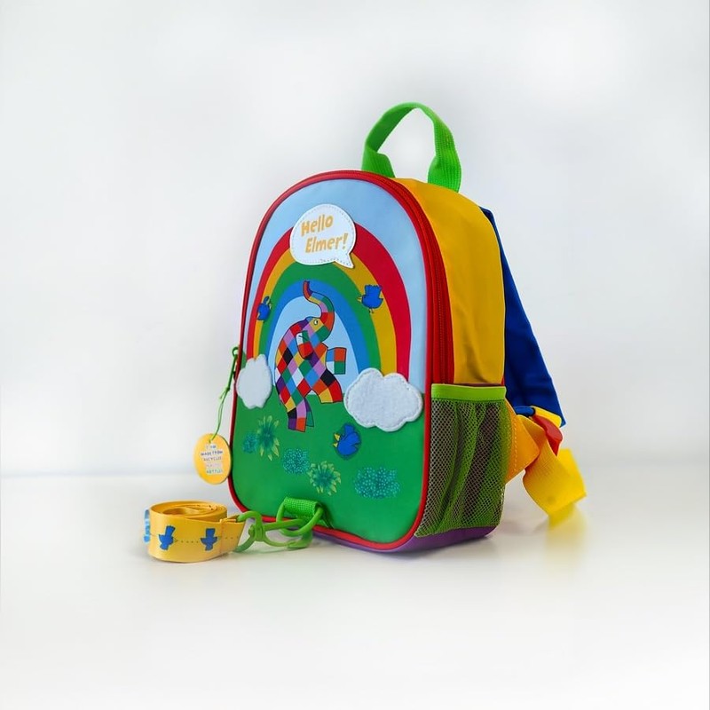 Elmer Toddler Backpack with Reins
