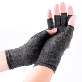 TRIFACE Compression Gloves, Hand Supporter, Fingerless Gloves, 1, S