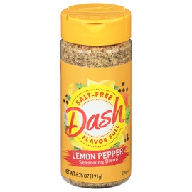 Dash Salt-Free Seasoning Blend, Lemon Pepper, 6.75 Ounce