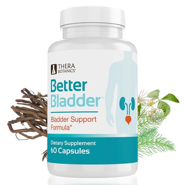 Better Bladder Control Supplement for Women & Men – Bladder Support Supplement to Help Reduce Urinary Leaks, Frequency & Urgency - Bladder Health Formula for Good Night’s Sleep - 60 ct. (1 Bottle)