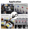 Pack of 4 Toggle Switches 12 V Micro Switch 2-Pin