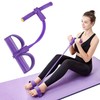 Upgraded 21 Fitness Resistance Bands-6 Tube Pedal Resistance Band, Elastic