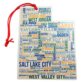 Westman Works Utah Christmas Ornament Wooden Tree Decoration Gift Boxed, 4 3/4 Inch